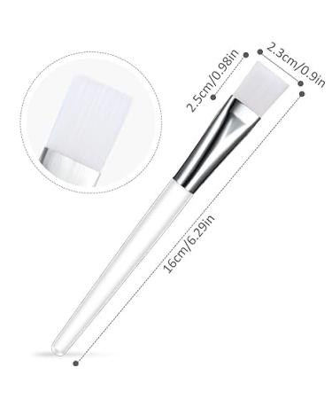 Mask Brush & Silicone Lip Scrubber - Transparent Fan & Clay Face Makeup Brush Set for Travel - Beauty Tools for Skincare & Makeup - Buy Online on GoSupps.com