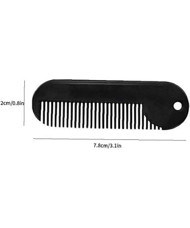 Beard Comb Metal Fine Comb Tooth Portable Mini Pocket Styling Beard Cleaning Comb for Thinner Hair Beard Attractive Processed - Buy Online on GoSupps.com
