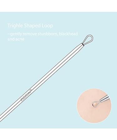 ZIZZON Titanium Lancet Acne Blackhead Remover Tool - Skin Pimple Extractor - Buy Online on GoSupps.com