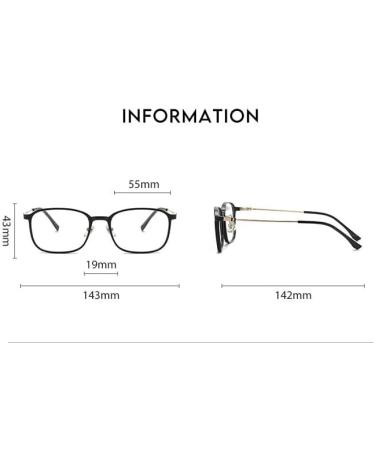 Small Clear Vision Computer Readers - Blue Light Blocking Eyeglasses TR Frame 2.00 Magnification - Buy Online on GoSupps.com