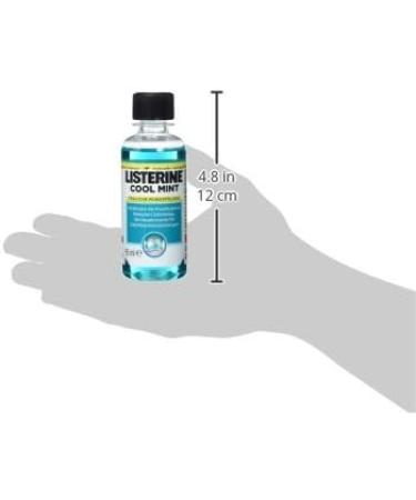 Buy Listerine Cool Mint Mouthwash 95 ml - Fresh Breath Antibacterial (1 Pack) - International Shipping Available - Buy Online on GoSupps.com