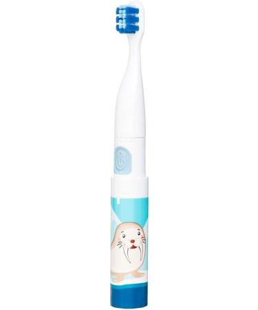VITAMMY Smile Kids Sonic Toothbrush - Blue Walrus | Fun Animal Designs for Children 3+ | Shop Internationally - Buy Online on GoSupps.com