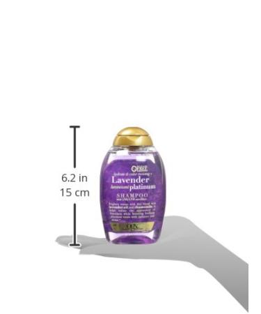 OGX Lavender Luminescent Platinum Shampoo - Hydrating & Color Reviving Formula | 13 oz - Buy Online on GoSupps.com