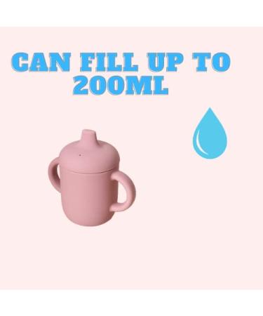 Moguda Silicone Sippy Cup Training for Baby | Spill Proof Soft Spout Lid | Easy Grip Handles | Unbreakable Design | 5oz Capacity | Ideal for 6-12 months | Silikong Non-Slip No-Spill Drinking Solution - Buy Online on GoSupps.com