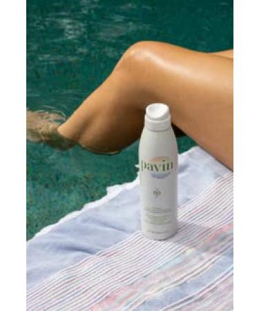 Pavin SPF 50 Moisturizing Sunscreen Spray with Cocoa Butter and Jojoba Oil | Broad Spectrum UVA/UVB Protection | Reef Friendly | 6 Fl Oz - Buy Online on GoSupps.com