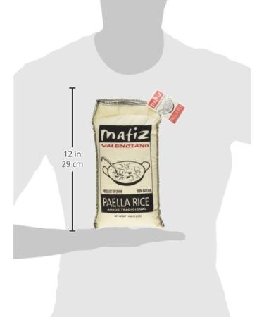 Matiz Valenciano Paella Rice 2.2 lbs - Traditional Spanish Medium-Grain | Ideal for Risotto, Paella, Seafood Dishes | Natural Flavor | Soy & Gluten Free - Buy Online on GoSupps.com