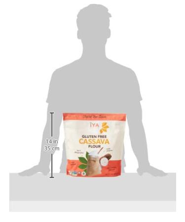 Iya's All Natural Cassava Flour - Grain-Free, Certified Gluten-Free, Non-GMO, Kosher Baking Flour - 100% Yuca Root All-Purpose Wheat Flour Substitute - 5 lb Pack - Buy Online on GoSupps.com