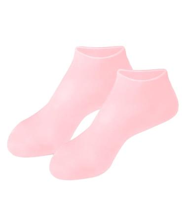 moisturising socks Moisturizing Socks Overnight Spa Cotton Socks Treatment Intensive Repair Dry Cracked Feet Pink L