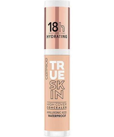 Catrice | True Skin High Cover Concealer | Waterproof & Lightweight for Soft Matte Look | Contains Hyaluronic Acid & Lasts Up to 18 Hours | Vegan  Cruelty Free  Gluten Free (018 | Cool Rose)