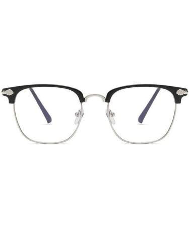 PARWANA Classic Anti-Glare Reading Glasses - Anti Blue Light Computer Readers for Men & Women +200 Silver - Buy Online on GoSupps.com
