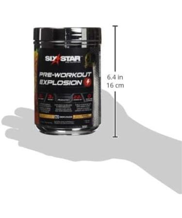 Six Star Pre-Workout Explosion Peach Mango (30 Servings) - Preworkout Energy Powder Supplement for Men & Women - Pre Workout Drink Mix with Creatine & Beta Alanine -Sports Nutrition Products Peach Mango 60 Servings (Pack of 1) - Buy Online on GoSupps.com