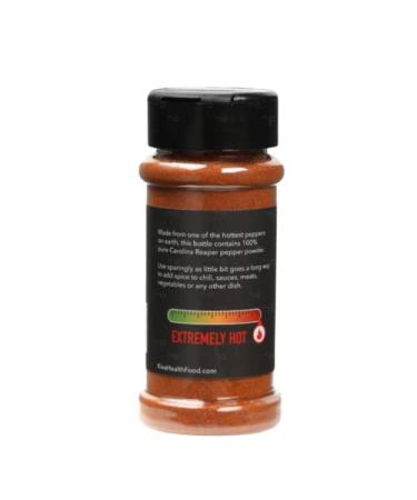 Kiva Carolina Reaper Chili Pepper Powder - Hottest Pepper on Earth - Non GMO Vegan Fair Trade - 2 oz Bottle - Buy Online on GoSupps.com