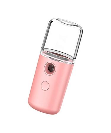 Decqerbe Mist Sprayer Mini 30Ml Nano Portable Face Body Steamer Moisturizing Skin Care Humidifier Instruments(Pink)