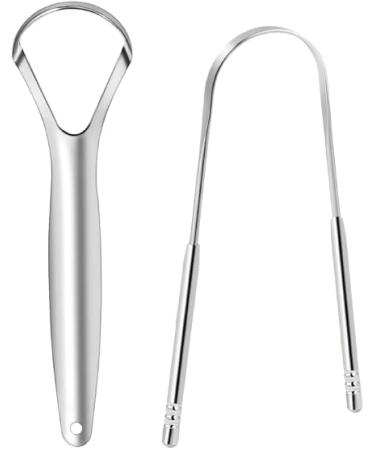 Stainless Steel Tongue Cleaner & Scraper - Ultimate Oral Hygiene Tool for Fresh Breath - Effective Mucosal Cleaning - Buy Online on GoSupps.com