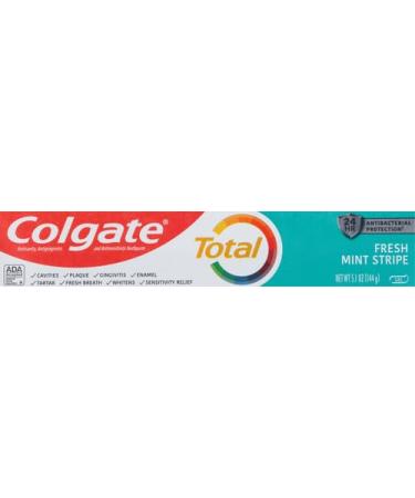Colgate Total Fresh Mint Stripe Toothpaste - Mint Gel 5.1 oz Tube | Buy Online Worldwide - Buy Online on GoSupps.com