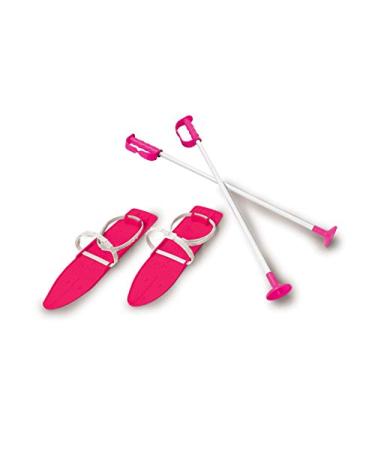 Jamara 460380 460380-Snow Play Alpin 1st Step 40cm Aerodynamic Construction, Extra Safe and Adjustable Fastening Loops, Anti-Slip Surface on The top, Ski Poles 40 cm, Pink