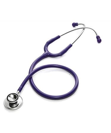 Dual Head Stethoscope for Students Nurse Doctor Vet Light Weight (Purple)