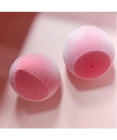 Microfiber Velvet Rose Makeup Sponge - Latex-Free Dual Layer Blender for Flawless Foundation Powder & Cream Makeup (Pink - Buy Online on GoSupps.com