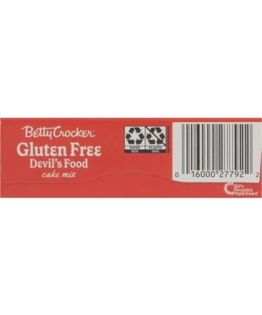 Betty Crocker Gluten Free Devil's Food Cake Mix 425 Gram Box - Buy Online on GoSupps.com