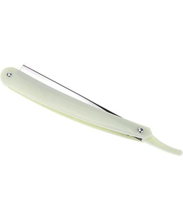 Minkissy Men's Bart Razor Classic Ustura Hairdresser Razor with Replacement Blades | Premium Metal Hair Styler | 1 Pcs White - Buy Online on GoSupps.com