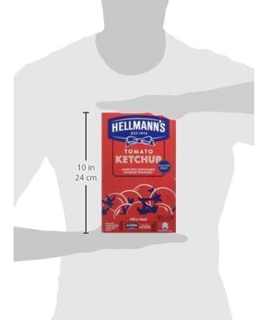 Hellmann's Tomato Ketchup Sachets 198 x 10ml - Convenient Pack for On-the-Go Use - Buy Online on GoSupps.com