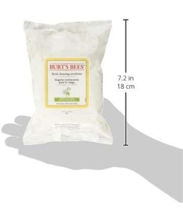 Burt's Bees Facial Cleansing Towelettes - 30 Wipes (Sensitive Skin) | Pack of 1 - Buy Online on GoSupps.com