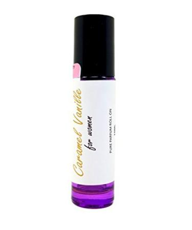 Caramel Vanille Perfume for Women Sweet Vanilla & Caramel Juicy Pure Perfume Oil 12ml Roll-On haute touche caramel vanille 0.4 Fl Oz (Pack of 1)