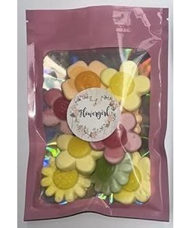 Flower Girl Pick N Mix Gummy Sweets Pouch Gift Hamper Sweet Present x 12
