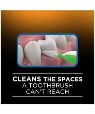 DenTek Easy Brush Fresh Mint Interdental Cleaners 16ct (Pack of 3) - Dental Care - Buy Online on GoSupps.com