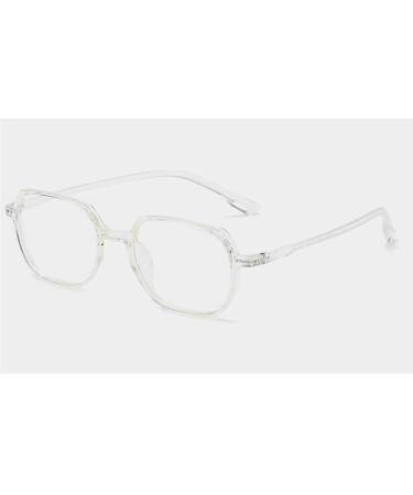 Parwana anti-eyes fatigue glasses anti-blue light computer reader glasses flat light mirror HD for women/men (color: C5 size: +250) +250 C5