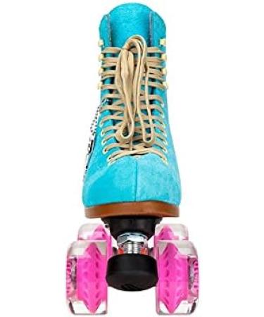Moxi Skates Malibu Barbie Limited Edition - True Blue Size 8 - Womens Fun Quad Roller Skate - Buy Online on GoSupps.com