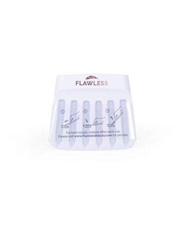 Finishing Touch Flawless Dermaplane Glo Lighted Facial Exfoliator - White/Rose Gold with 6 Replacement Heads - Buy Online on GoSupps.com