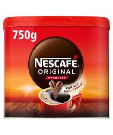 Original Coffee Granules Rich and Bold Instant Coffee 750g (416 Mugs Per Tin*) (2 Tins x 750g Original)