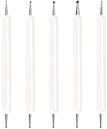 Selizo 5 Pcs Embossing Stylus Tools Nail Art Dotting Tools Scoring Tracing Pen for Pottery Clay Craft, Nail Art Design Transfer Paper Mandala Drawing Rock Painting - Buy Online on GoSupps.com