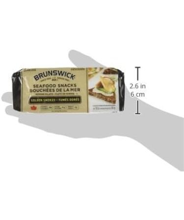 Brunswick Sardine Fillets Seafood Snacks Golden Smoked 92g 18 Count - Canned Sardines - High In Protein - Contains Omega-3 - Excellent Source Of Vitamin D - Ready To Eat - Naturally Smoked - Buy Online on GoSupps.com