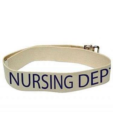 80756 Department Labeled Gait Belt Nursing Dept 2" Width 72" Length 8 Natural