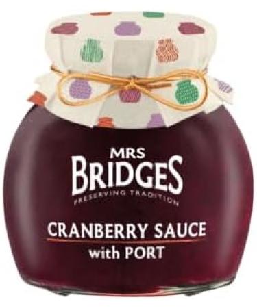 Mrs Bridges Christmas 4 x 100g Jars in Seasonal Gift Pack of Christmas Marmalade Preserve Cranberry Sauce with Port & Chutney - Buy Online on GoSupps.com