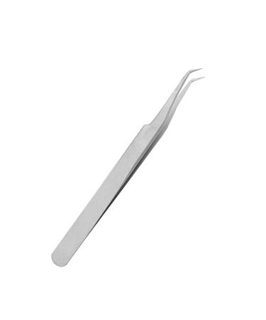 Eyelash Extension Tweezers for Individual and 3D 5D 6D Volume Lashes Curved Point Professional Stainless Steel Precision Lash Extension Tweezers Tweezers-51SA