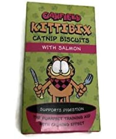 Garfield Salmon Kittibix Catnip Biscuits With Salmon Catnip Treats For Cats 3 Pack Bundle - Buy Online on GoSupps.com