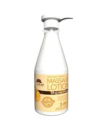La Palm - Organic Healing Therapy Massage Lotion 24oz (Honey Pearl)
