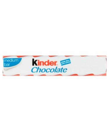 Kinder Kinder Medium Chocolate Bar 21g (pack of 36)