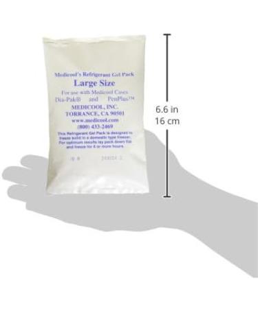 Medicool Dia-Pak Refrigerant Gel Packs Freeze Solid Cooling Gel | GEL8OZ Large Deluxe - Buy Online on GoSupps.com