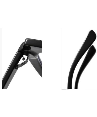 Qinzhenz Classic Anti-Blue Light Glasses - Oversized Red Computer Readers (+350) for Eye Protection - Buy Online on GoSupps.com