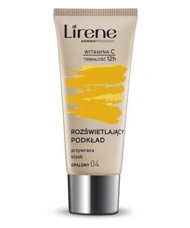 Lirene Luminous foundation 04 brown with vitamin Duo C 30 ml long shelf life
