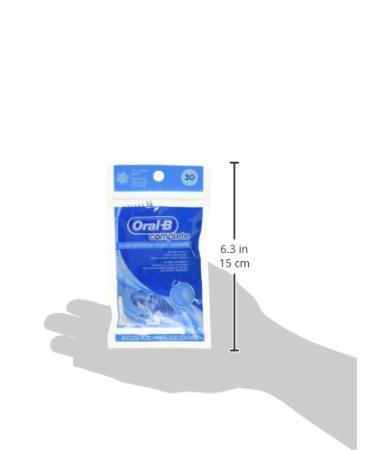 TSN Oral-b Complete Floss Picks Icy Mint 30 ct - Convenient Oral Care Solution - Buy Online on GoSupps.com