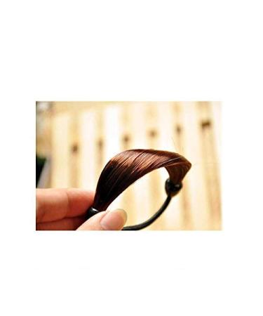 3 Piece Faux Wig Hair Elastic Ponytail Holders - Random Color Hair Bands - Buy Online on GoSupps.com