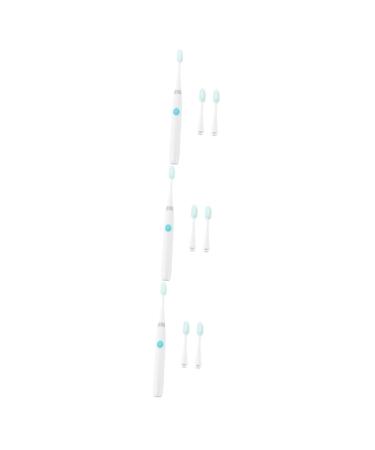 Partykindom 3st toothbrushes for children travel toothbrush sound toothbrush electrical toothbrush battery -operated toothbrush sustainable travel