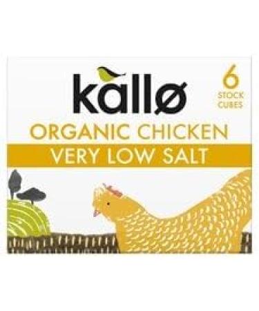 Kallo Chicken Very Low Salt Stock Cubes 38g (3 Pack Bundle) - Buy Online on GoSupps.com