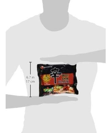 NongShim Shin Black Ramyun Noodle Soup Premium Beef Bone Broth 4.6 Ounce (16 Pack) - Buy Online on GoSupps.com