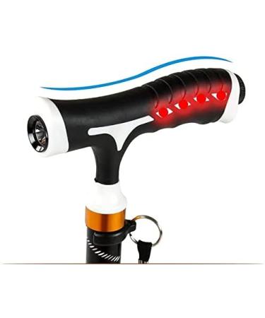 Walking Stick Cane Elderly 2 Colors with A Single Foot Small Four Legs Retractable Walking Stick Adjustment Range of 60 Cm-96 Cm - Buy Online on GoSupps.com